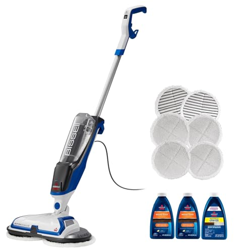 BissellSpinWave Hard Floor Expert Corded Spin Mop Cleaner with Washable mop Pads for Sealed Hard Floors, 20393Bissell
