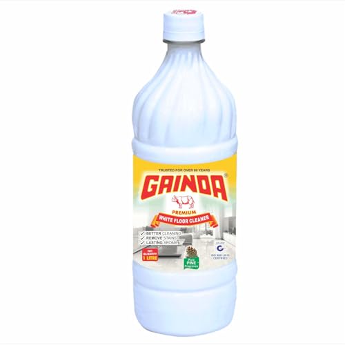 Premium White Floor Cleaner Disinfectant Phenyl Liquid Surface Cleaner for Hospitals, Homes, Offices & Commercial Use Removes Dirt, Stains & Germs - 1