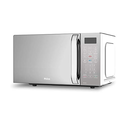 Micro-ondas Philco 20 Litros Limpa Fácil Espelhado Branco PMO23EB - 220V