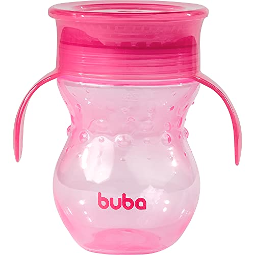 Buba Copo 360º Com Alça Rosa Rosa