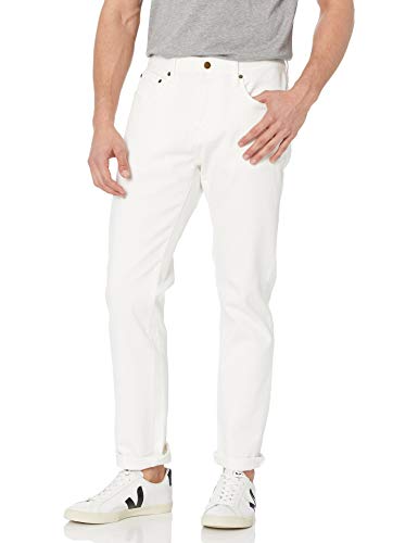 Amazon Essentials Men's Athletic-Fit Stretch Jeans - Discontinued Colors, Bright White, 29W x 32L