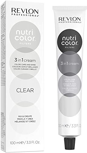 (-13%) REVLON PROFESSIONAL Nutri Color FILTERS – MIXING FILTERS Clear, 100 ml, Farbmaske für top-modische Farbeffekte, Tönungsmaske mit INSTA-PIC-TECHNOLOGY, zum Kreieren von Pastellfarben fürs Haar, vegan
