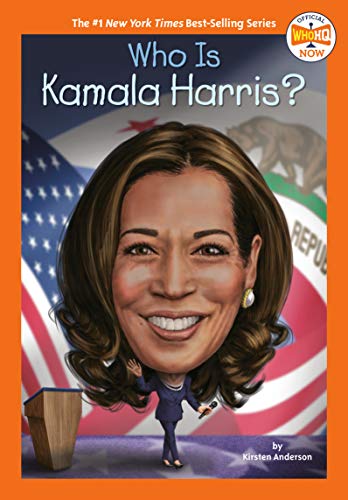 Who Is Kamala Harris? (By: Manuel Gutiérrez,Kirsten Anderson) cover