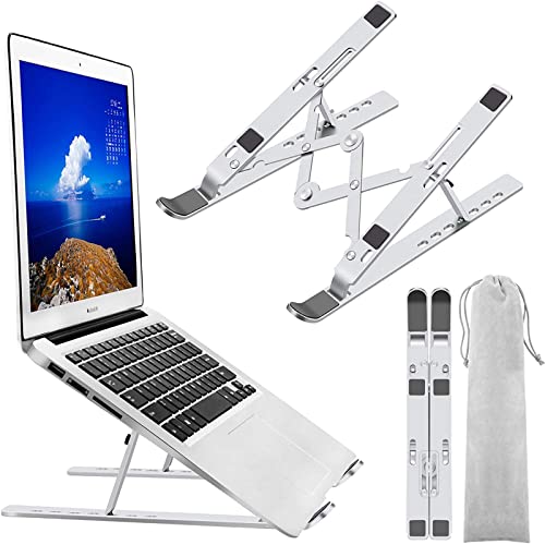 Laptop Stand for Desk, Ergonomic Design Adjustable Aluminum Foldable Portable Computer Stand, Compatible with MacBook Ai