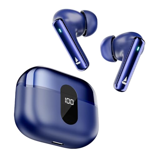 boAt Airdopes 121 Pro Plus, 100HRS Battery, 4Mics ENx, 50ms Low Latency, Fast Charge, LED Display, IPX5, v5.3 Bluetooth in Ear Earbuds, TWS Ear Buds W