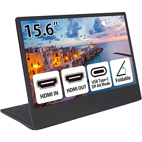 GeChic モバイルモニター On-Lap M505E 15.6インチ フルHD(1920x1080)液晶 USB Type-C/HDMI ハイブリッド映像入力 HDMI出力 IPS液晶 ブルーライト軽減 在宅ワーク用がパソコン・周辺機器ストアでいつでもお買い得。当日お急ぎ便対象商品は、当日お届け可能です。アマゾン配送商品は、通常配送無料（一部除く）。