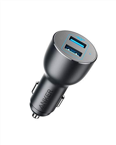Anker PowerDrive III 2-Port 36W Alloy Car Charger