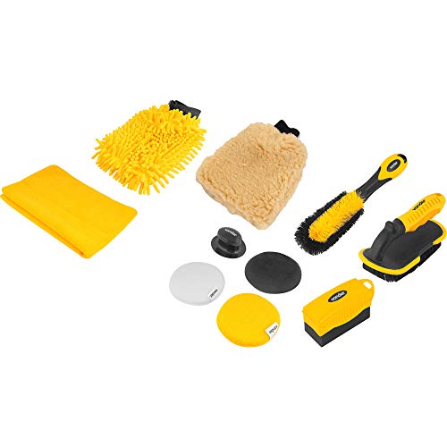 Kit Para Limpeza Automotiva com 10Pcs Vonder