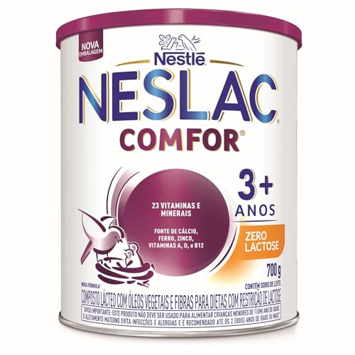 Neslac Comfor Zero Lactose - Composto Lácteo, Fórmula infantil, 700g