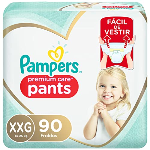 RECORRÊNCIA Fralda Pampers Premium Care Pants Tamanho XXG, 90 Unidades