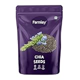 Farmley Chia Seeds 200g I Seeds for Eating Seeds for Weight Management Rich in Calcium Protein Fibre Pack of 1