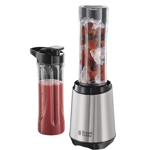 Russell Hobbs RHBL300, Mix and Go Stainless Steel Blender, 300 Watt Electric Motor and...