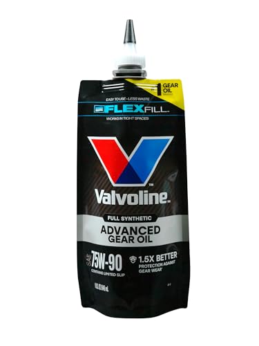 Valvoline FlexFill Advanced Full Synthetic 75W-90 Gear Oil 1 Quart Pouch