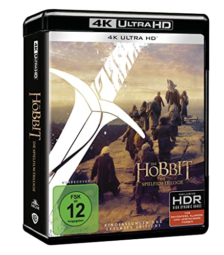 (-53%) Der Hobbit: Die Spielfilm Trilogie - Extended Edition [4K Ultra-HD] [Blu-ray]