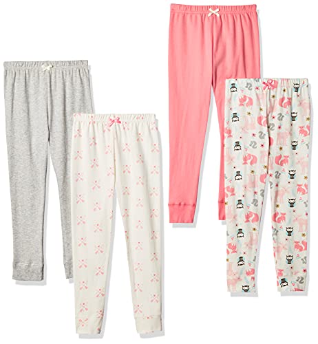 Hudson Baby Unisex Baby Cotton Pants and Leggings Girl Forest, 12-18 Months