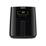 Philips Airfryer 3000 Series L HD9252/91, 4,1 L / 0,8 kg, 13-in-1 Airfryer, 90% weniger Fett, digitales Display, Schwarz