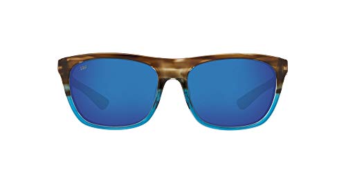 Costa Del Mar Woman Sunglasses Shiny Wahoo Frame, Blue Mirror Lenses, 57MM