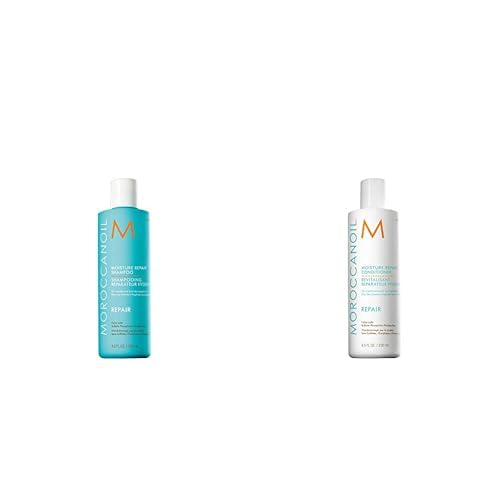 Moroccanoil Moisture Repair Shampoo and Conditioner Bundle, 8.5 Fl. Oz.