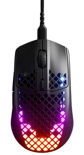 🔥 STARKER PREIS (-45%) SteelSeries Aerox 3 - Superleichte Gaming-Maus - Optischer TrueMove Core Sensor mit 8.500 CPI - Ultraleichtes, wasserfestes Design - Schwarz