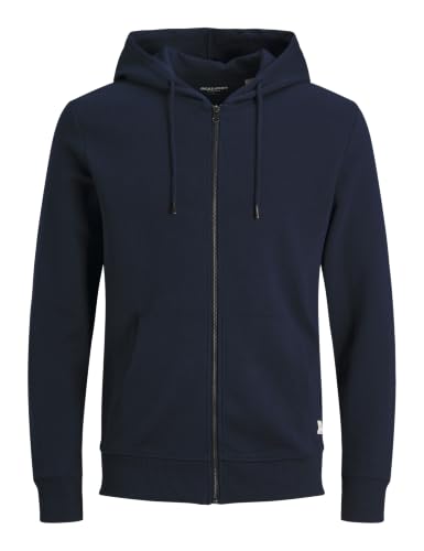 (-55%) JACK & JONES Male Kapuzenjacke Plus Size Einfarbig Kapuzenjacke