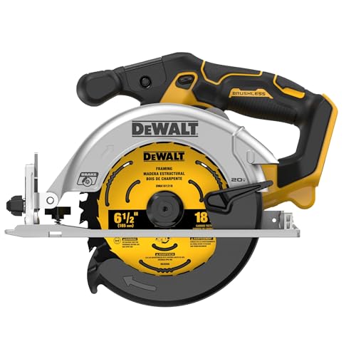 DeWalt DCS565B 20V MAX Brushless 6-1/2" Cordless Circular Saw