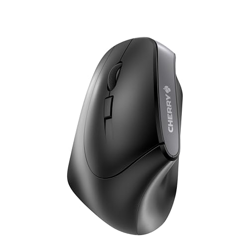 (-27%) CHERRY MW 4500 Left, Ergonomische Vertikale Maus für Linkshänder, Schwarz