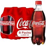 CocaCola Original Taste Soft Drink Pet Bottle 250 Ml Pack 0F
