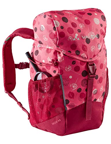 (-35%) VAUDE Kinderrucksack Skovi für Jungen & Mädchen, komfortabler Wanderrucksack Kinder 10 L in pink, Wetterfester Schulrucksack mit viel Stauraum & reflektierende Elemente