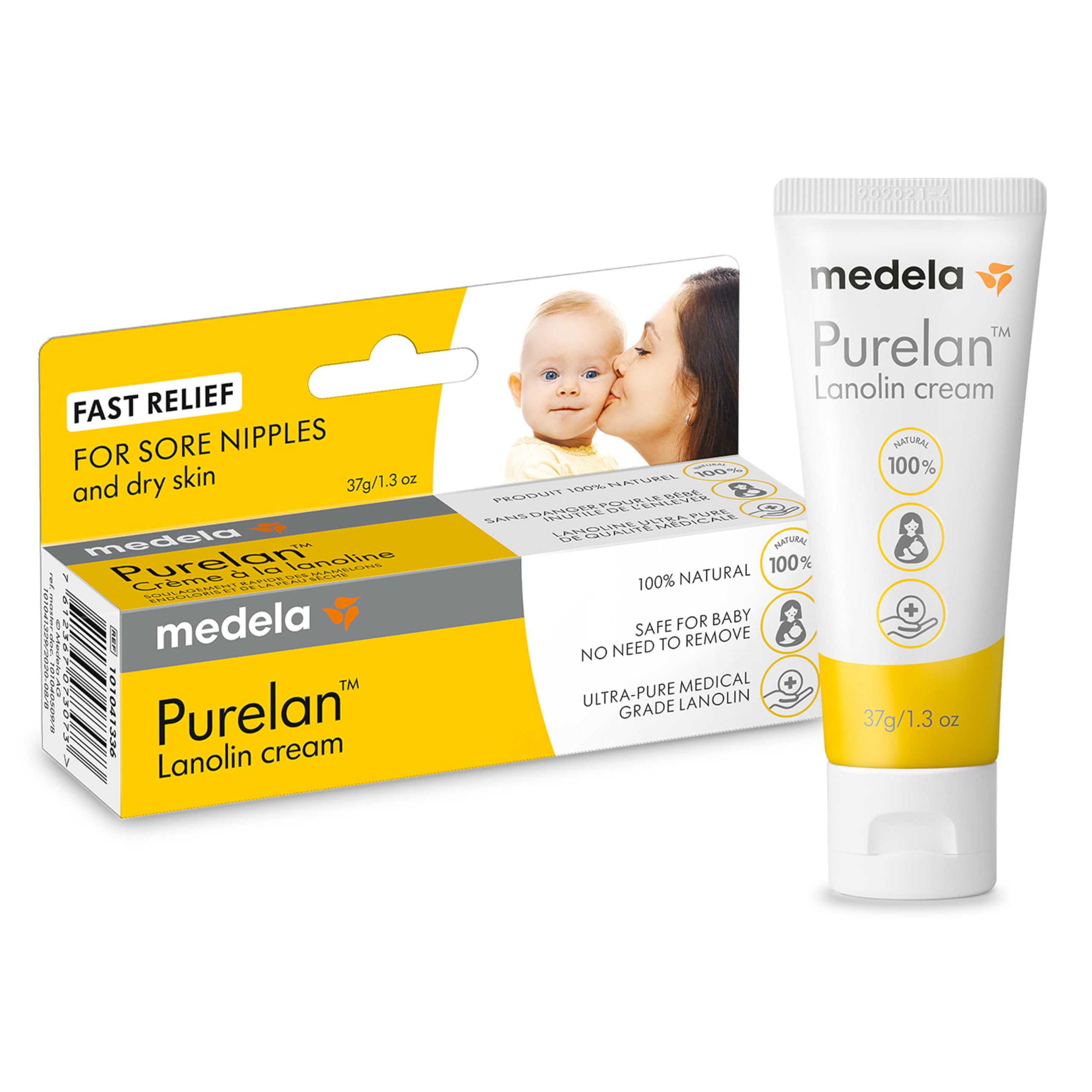 Medela Purelan Lanolin Nipple Cream, pregnancy-safe, ranked #4