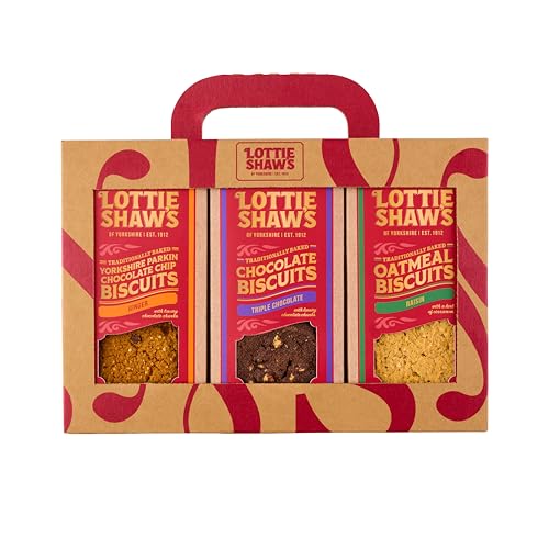 Luxury Gift Box of 3 packs of biscuits 600g