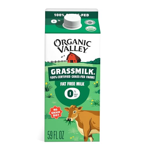 Organic Valley Grassmilk Fat Free Milk, Organic, 64 Fl Oz