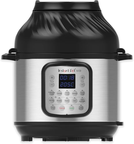 Instant Pot Duo Crisp + Air Fryer 11-in-1 Multicooker, 8L - Pressure Cooker, Air Fryer...