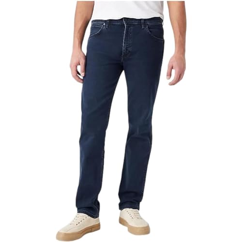 (-22%) WRANGLER - Jeans Herren - Regular Straight Fit - Greensboro - Eisenblau