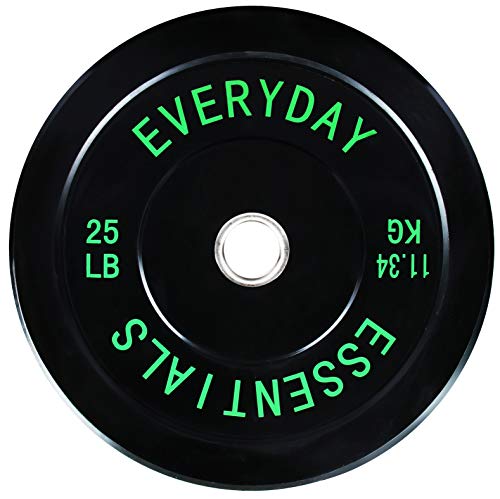 BalanceFrom Olympic Rubber Bumper Plate Set, Amazon product image 8