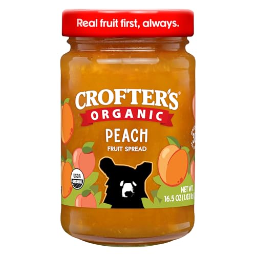 Crofters Peach Organic Premium Spread, 16.5 Oz