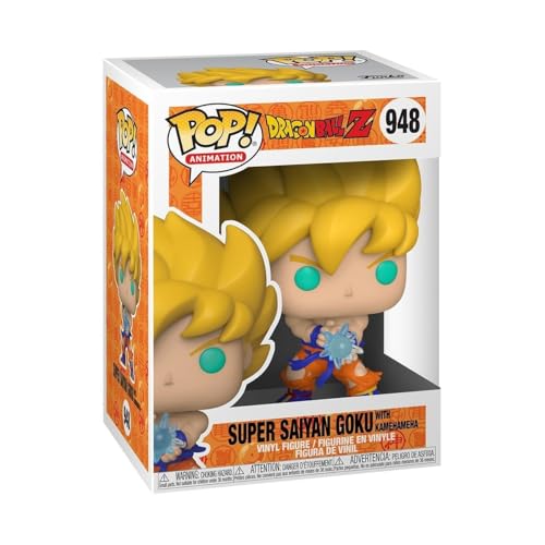 Funko Pop Animation: Dragon Ball Z - SS Goku with Kamehameha Wave Multicolor, 3.75 Inches - Collectable Vinyl Figure - Gift Idea - Official Merchandise - Toys for Kids & Adults - Anime Fans