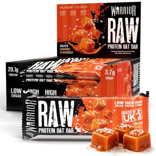 (-33%) Warrior Raw Proteinriegel 12 x 75 g – Salzkaramell