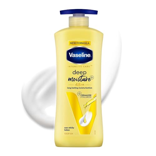 Deep Moisture Body Lotion |For Dry Skin|Cushion Soft Skin| With Ceramides Hyaluron Moisture Fillers 600ml