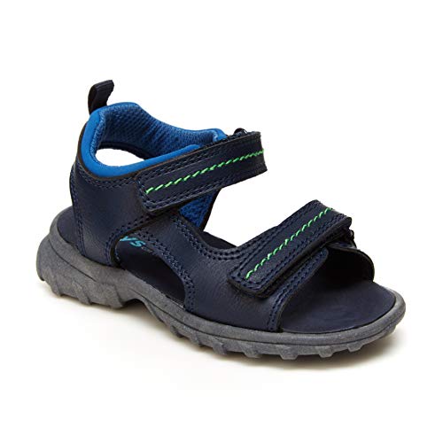 Simple Joys by Carter's Boy's Rowan Beach Sandal, Navy, 10 Toddler