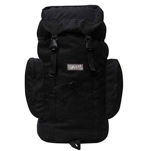 F Gear Platoon 46L Large Trekking Backpack with Multi Pocket|Army Military Camo Rucksack Bag for Men Women Boys|Drawstring|Water resistant Light Weigh