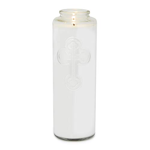 Root Candles Prayer Candles Clear Glass Devotional 7-Day Prayer Candle, 1-Count, 1-Count, Meditation