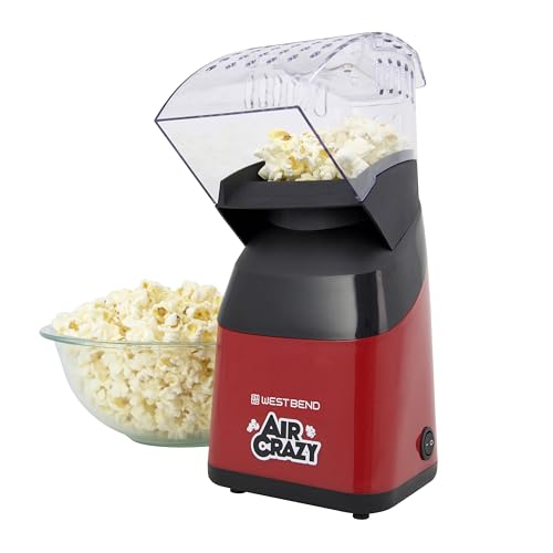 West Bend Air Crazy Hot Air Popcorn Popper Red