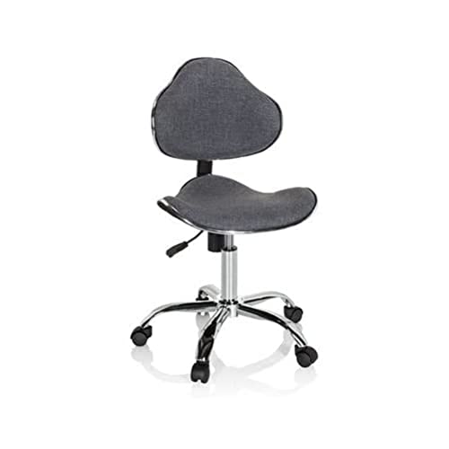 hjh OFFICE KIDDY GTI-3 Kinder-Schreibtischstuhl, ergonomischer Kinderbürostuhl, mitwachsend, höhenverstellbar, Dunkelgrau