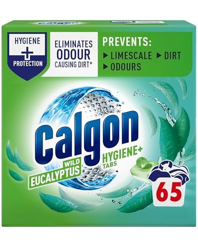 Calgon Hygiene Plus Washing Machine Cleaner & Limescale Remover, Water Softener Tablets