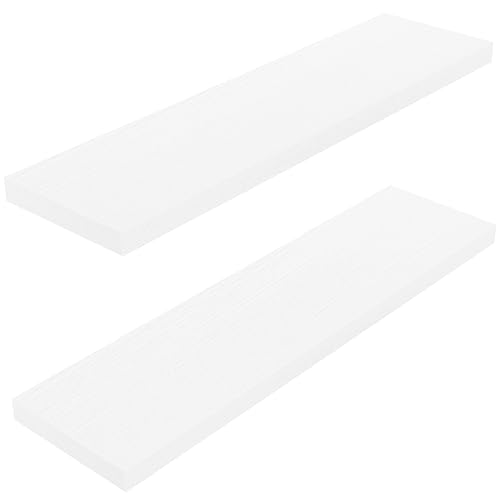 AMADA HOMEFURNISHING Floating Shelves Large, 24 x 7 Inch Wall Shelves for Bathroom, Bedroom, Kitchen, Shelves for Wall D