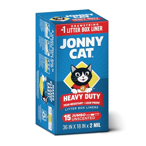 Jonny Cat Litter Box Liners Heavy Duty Tear And Leak Resistant