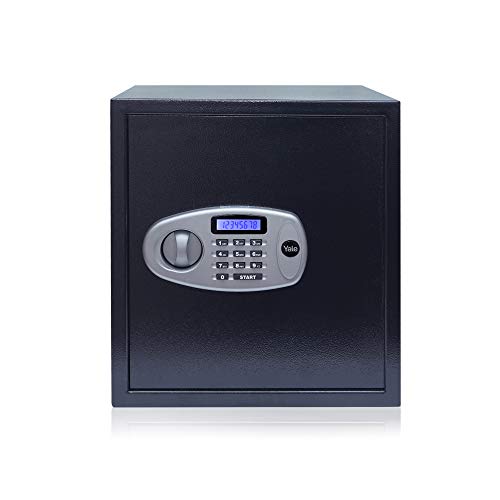 Yale YSS/390/DB2 Digital Safe Locker for Home & Office | 41 Litre | Electronic Keypad with PIN Code | Manual Key | Intrusion Alarm |1 Year Warranty| B