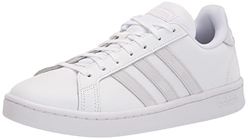 Adidas Grand Court Girls Fashion Sneakers Color: Dash Grey - Glory Pink -  Ftwr White MPN: EG1995