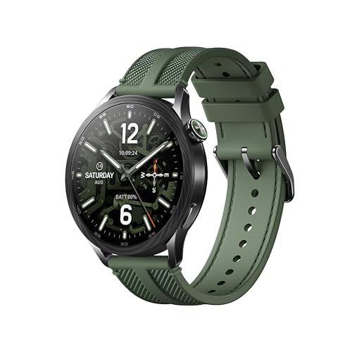 (-34%) XIAOMI Watch S5 46mm, Smartwatch für Damen/Herren, 1,48" AMOLED, Fitness-Tracker mit Herzfrequenz- und Schlafüberwachung, 21 Tage Akku, 150+ Sportmodi, Dualband-GPS, NFC, Android&iOS, Jungle Green