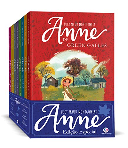 Coleção Anne de Green Gables com 8 livros mais Diário de ave...